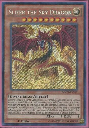 Yugioh Card - Slifer the Sky Dragon *Secret Rare* MVP1-ENS57 (NM/M)