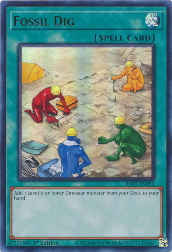 Yugioh - Fossil Dig *Select Rarity* RA01-EN053 (NM)