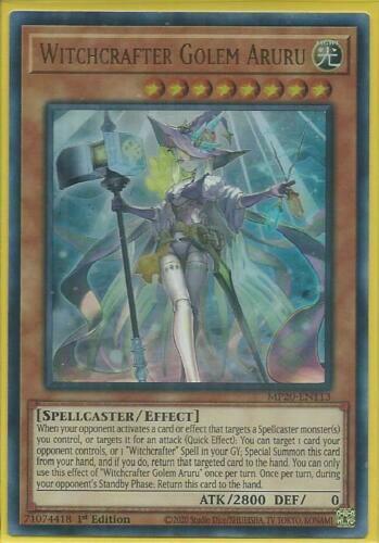 Yugioh - Witchcrafter Golem Aruru *Ultra Rare* MP20-EN113 (NM)