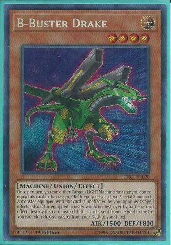 Yugioh Card - B-Buster Drake *Secret Rare* LCKC-EN020 (NM)