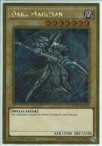 Yugioh Card - Dark Magician *Gold Rare* MVP1-ENG54 (NM)