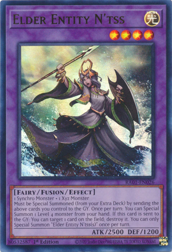 Yugioh - Elder Entity N'tss *Select Rarity* RA01-EN026 (NM)