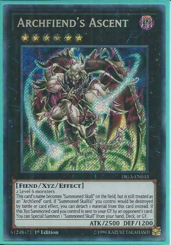 Yugioh Card - Archfiend’s Ascent *Secret Rare* FIGA-EN033 (NM/M)