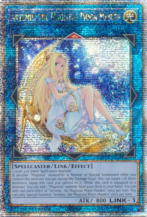 Yugioh - Artemis, the Magistus Moon Maiden *Select Rarity* RA01-EN049 (NM)