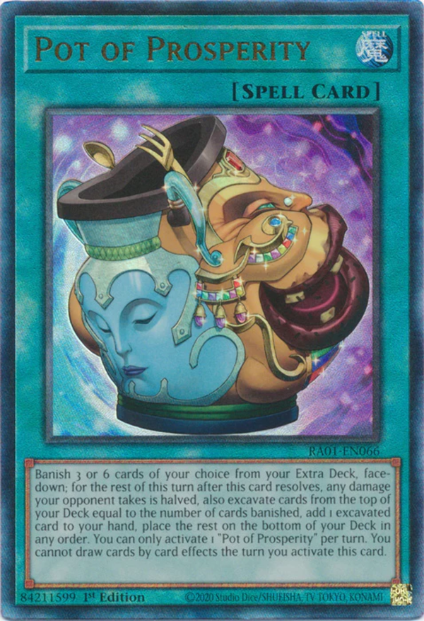 Yugioh - Pot of Prosperity *Select Rarity* RA01-EN066 (NM)