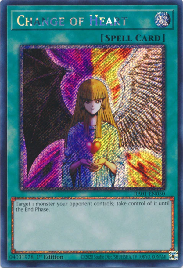 Yugioh - Change of Heart *Select Rarity* RA01-EN050 (NM)
