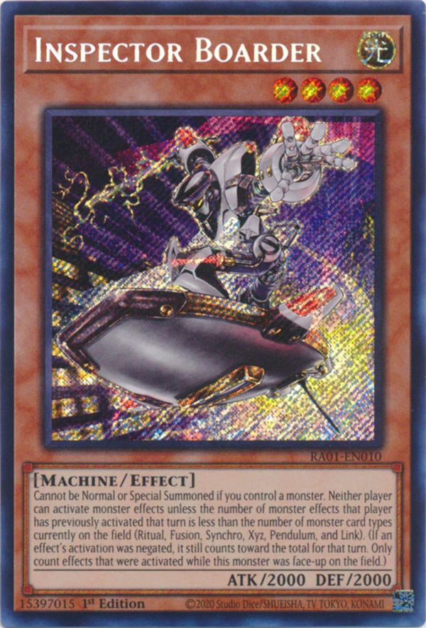 Yugioh - Inspector Boarder *Select Rarity* RA01-EN010 (NM)
