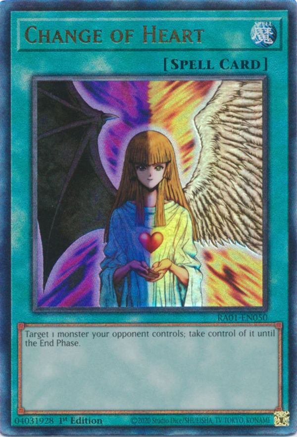 Yugioh - Change of Heart *Select Rarity* RA01-EN050 (NM)