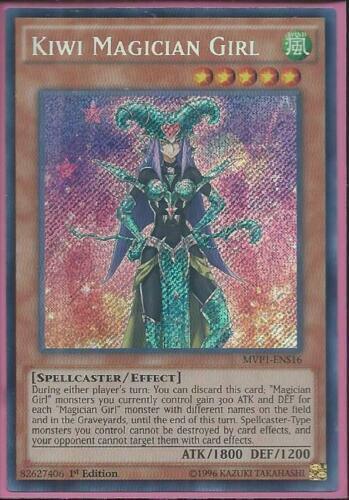 Yugioh Card - Kiwi Magician Girl *Secret Rare* MVP1-ENS16 (NM)