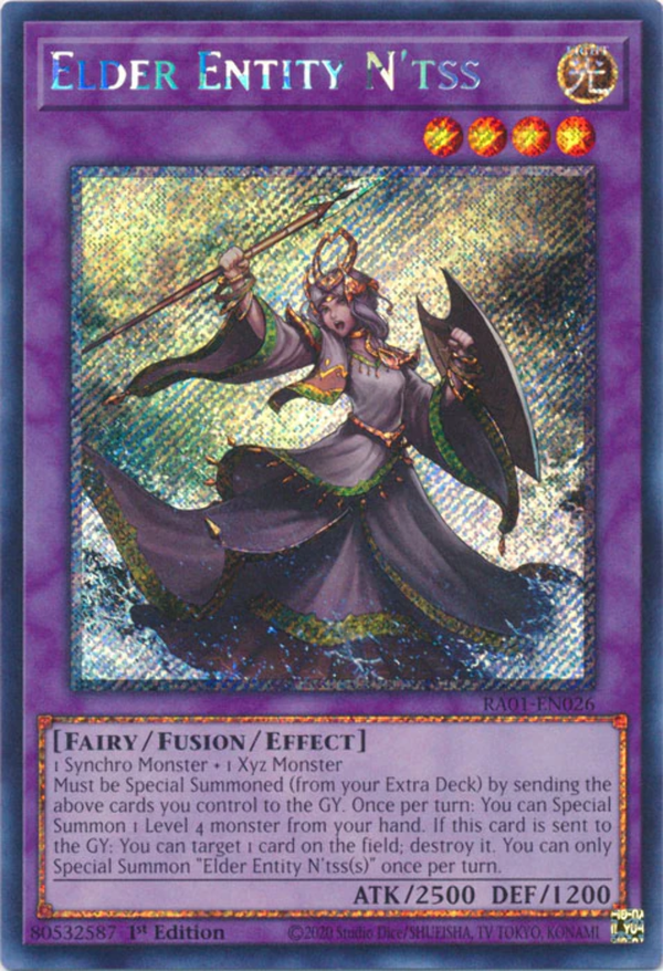 Yugioh - Elder Entity N'tss *Select Rarity* RA01-EN026 (NM)