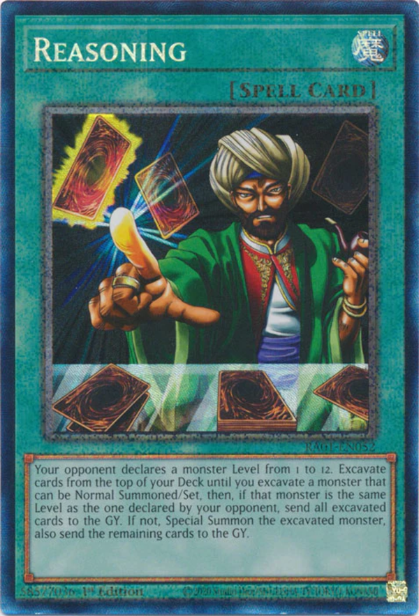 Yugioh - Reasoning *Select Rarity* RA01-EN052 (NM)