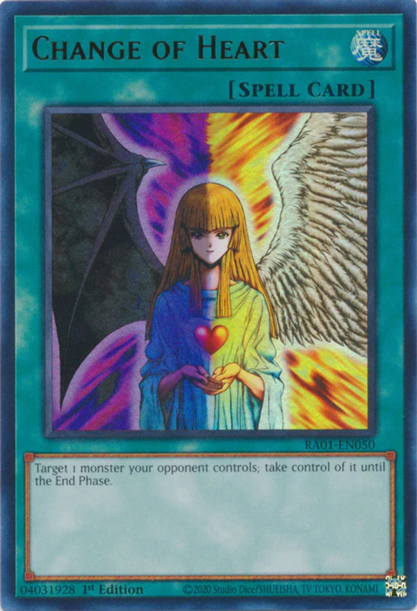Yugioh - Change of Heart *Select Rarity* RA01-EN050 (NM)