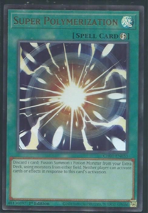 Yugioh - Super Polymerization *Ultra Rare* CH01-EN033 (NM)