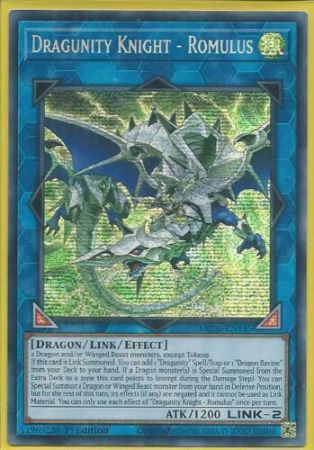 Yugioh - Dragunity Knight – Romulus *Prismatic Secret Rare* MP20-EN145 (NM/M)