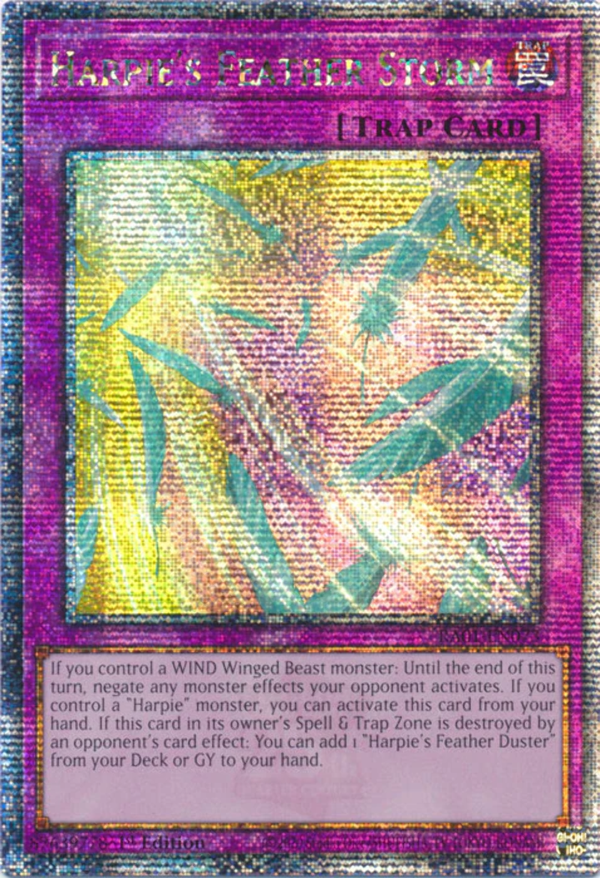 Yugioh - Harpie's Feather Storm *Select Rarity* RA01-EN073 (NM)