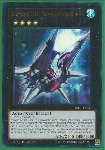 Yugioh Card - Number 101: Silent Honor ARK *Ultra Rare* DUDE-EN017 (NM)