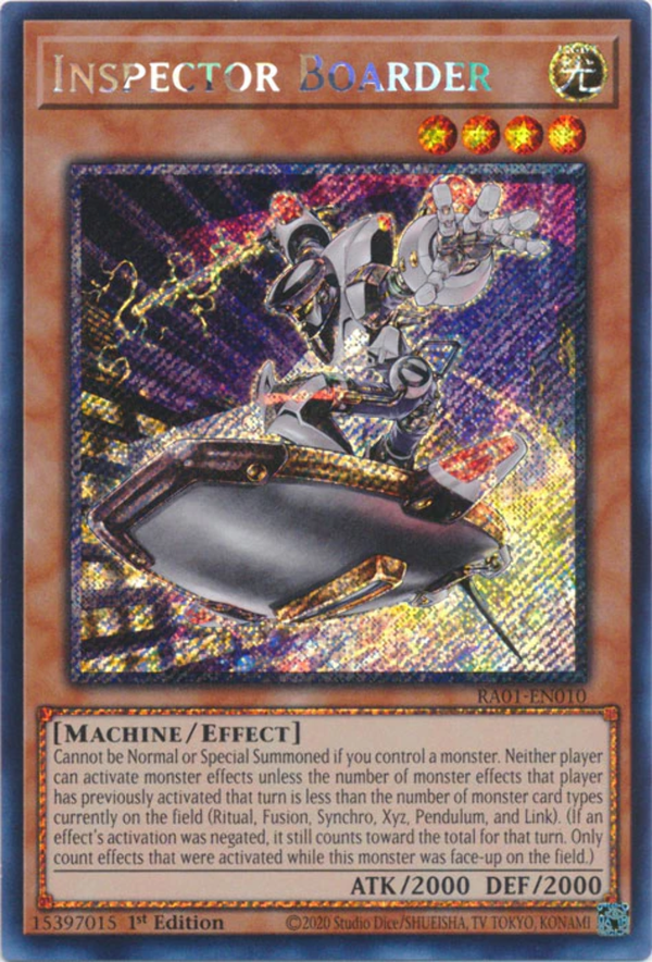 Yugioh - Inspector Boarder *Select Rarity* RA01-EN010 (NM)
