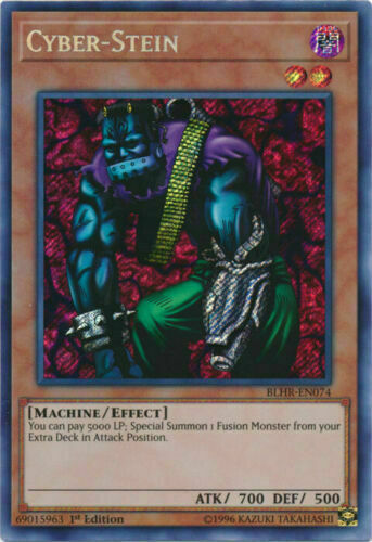 Yugioh Card - Cyber-Stein *Secret Rare* BLHR-EN074 (NM/M)