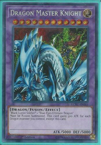 Yugioh Card - Dragon Master Knight *Secret Rare* LCKC-EN065 (NM/M)