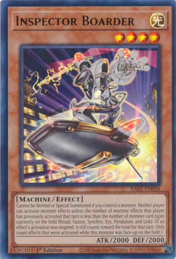 Yugioh - Inspector Boarder *Select Rarity* RA01-EN010 (NM)