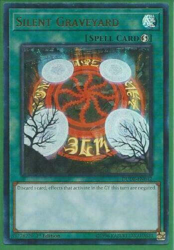 Yugioh Card - Silent Graveyard *Ultra Rare* DUDE-EN042 (NM)