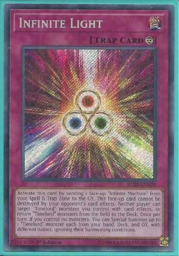 Yugioh Card - Infinite Light *Secret Rare* BLRR-EN029 (NM)