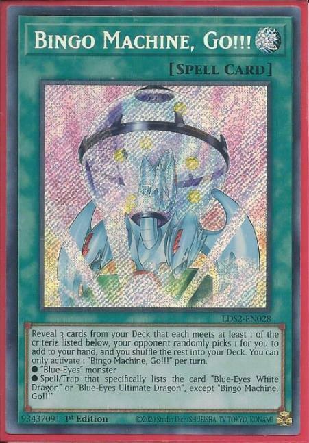 Yugioh - Bingo Machine, Go!!! *Secret Rare* LDS2-EN028 (NM)