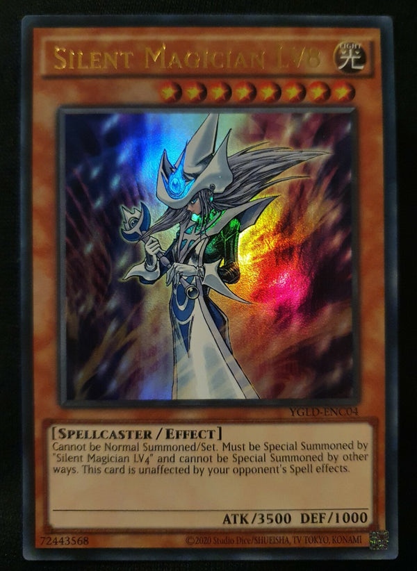 Yugioh - Silent Magician LV8 *Ultra Rare* YGLD-ENC04 (NM/M)