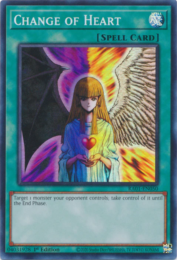 Yugioh - Change of Heart *Select Rarity* RA01-EN050 (NM)