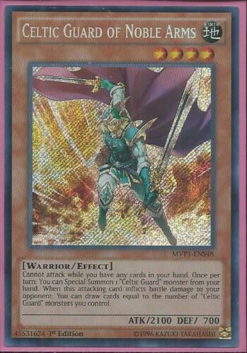 Yugioh Card - Celtic Guard of Noble Arms *Secret Rare* MVP1-ENS48 (NM)