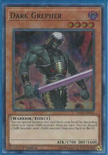 Yugioh Card - Dark Grepher *Super Rare* DASA-EN042 (NM)
