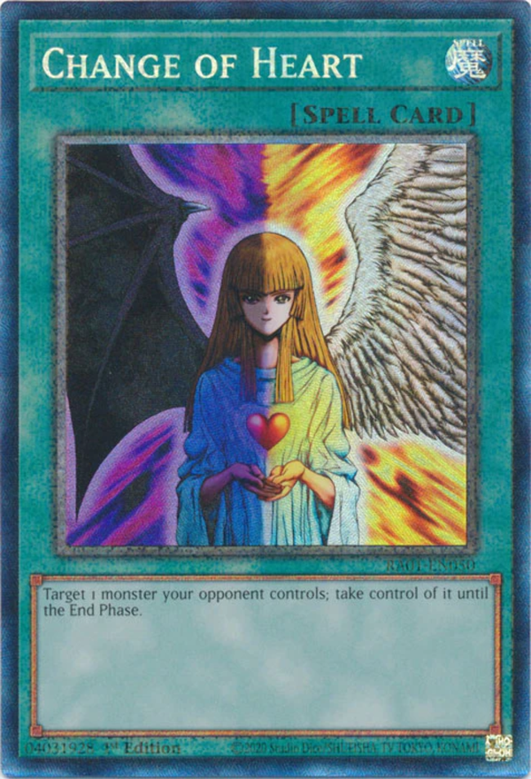 Yugioh - Change of Heart *Select Rarity* RA01-EN050 (NM)