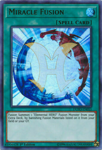 Yugioh Card - Miracle Fusion *Ultra Rare* DUPO-EN055 (NM)