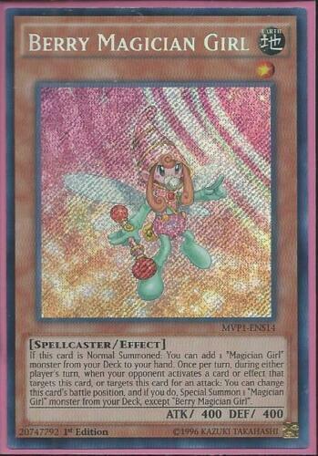 Yugioh Card - Berry Magician Girl *Secret Rare* MVP1-ENS14 (NM)