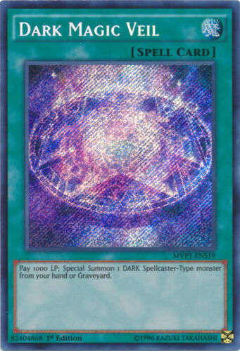 Yugioh Card - Dark Magic Veil *Secret Rare* MVP1-ENS19 (NM)