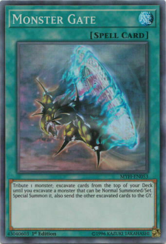 Yugioh Card - Monster Gate *Super Rare* MYFI-EN053 (NM)