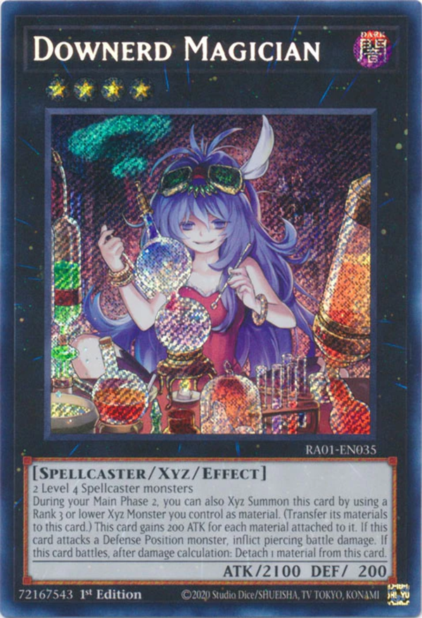 Yugioh - Downerd Magician *Select Rarity* RA01-EN035 (NM)