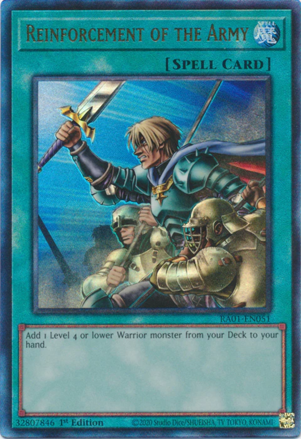 Yugioh - Reinforcement of the Army *Select Rarity* RA01-EN051 (NM)