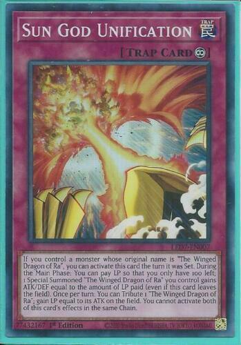 Yugioh - Sun God Unification *Super Rare* LED7-EN007 (NM/M)