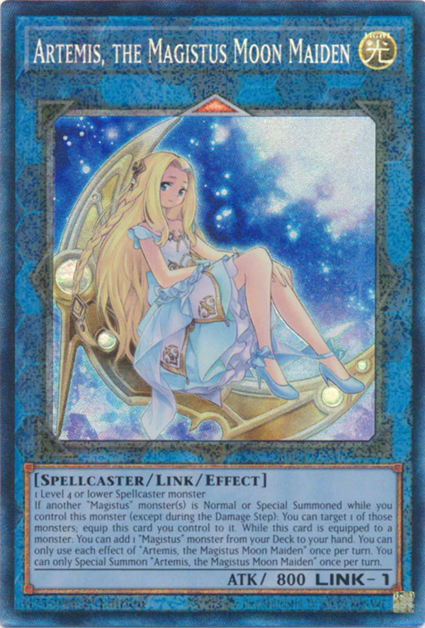 Yugioh - Artemis, the Magistus Moon Maiden *Select Rarity* RA01-EN049 (NM)