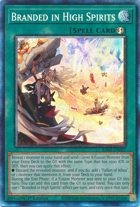 Yugioh - Branded in High Spirits *Select Rarity* RA05-EN067 (NM)