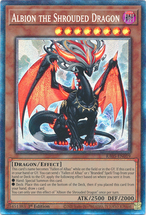 Yugioh - Albion the Shrouded Dragon *Select Rarity* RA05-EN019 (NM)