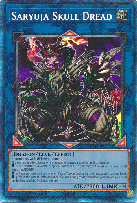 Yugioh - Saryuja Skull Dread *Select Rarity* RA05-EN053 (NM)