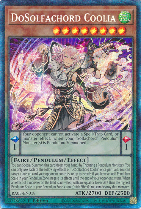 Yugioh - DoSolfachord Coolia *Select Rarity* RA05-EN018 (NM)