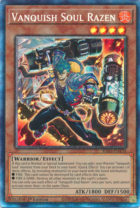 Yugioh - Vanquish Soul Razen *Select Rarity* RA05-EN134 (NM)
