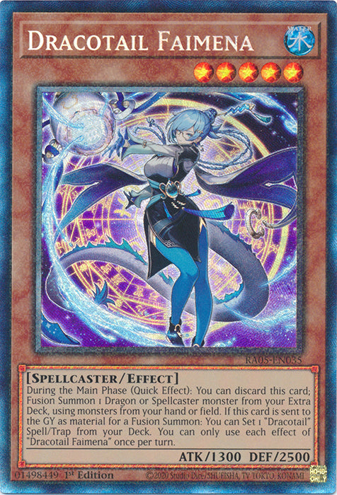 Yugioh - Dracotail Faimena *Select Rarity* RA05-EN035 (NM)