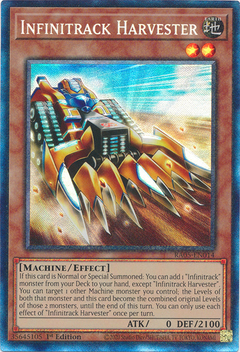 Yugioh - Infinitrack Harvester *Select Rarity* RA05-EN014 (NM)