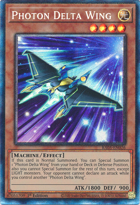 Yugioh - Photon Delta Wing *Select Rarity* RA05-EN026 (NM)