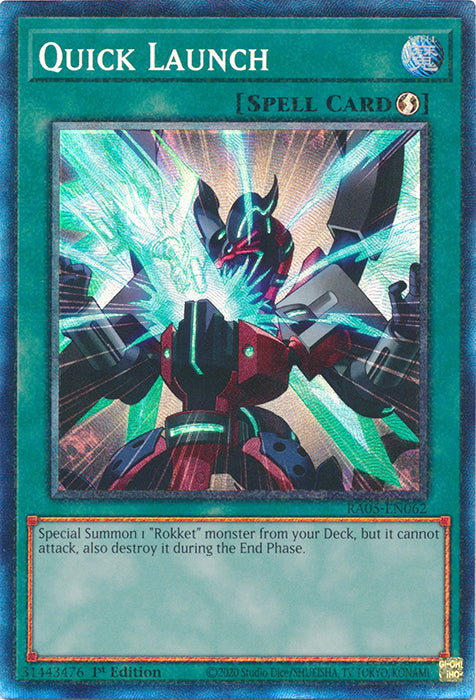 Yugioh - Quick Launch *Select Rarity* RA05-EN062 (NM)