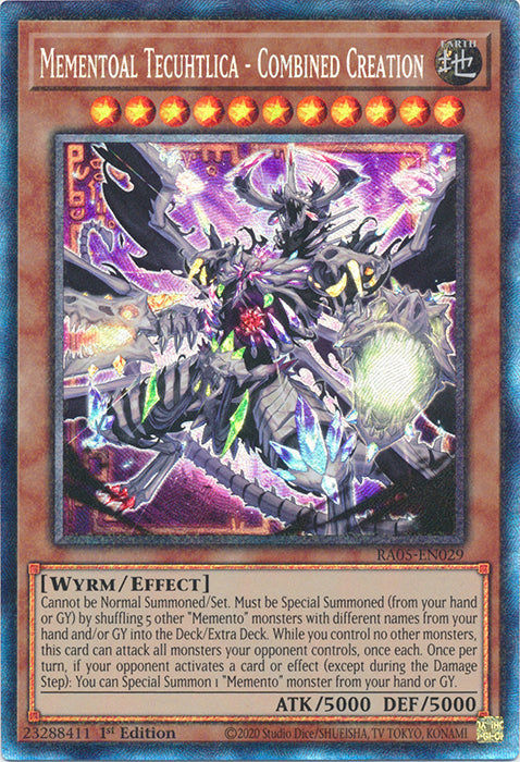 Yugioh - Mementoal Tecuhtlica - Combined Creation *Select Rarity* RA05-EN029 (NM)